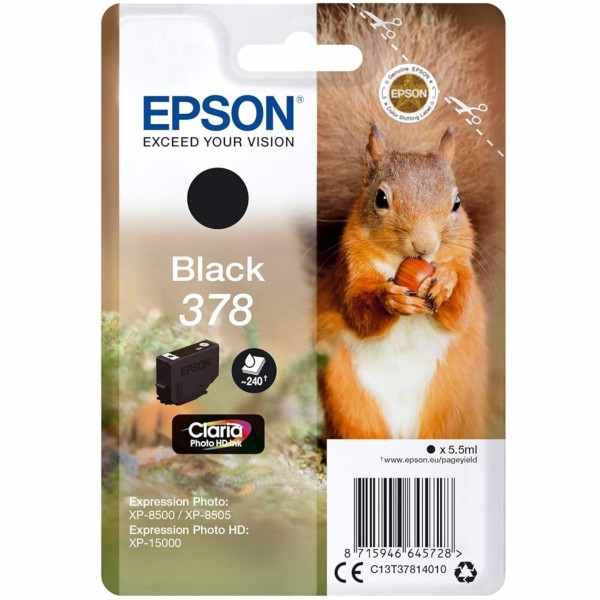 Epson 378 Noir Ecureuil Cartouche authentique au meilleur prix