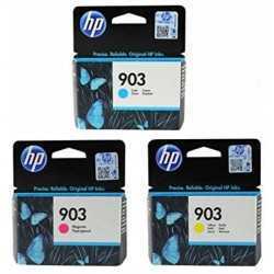 HP 903 Cyan/Magenta/Jaune cartouches d'encre pour Imprimante HP Officejet 6950, HP Officejet PRO 6960 6970