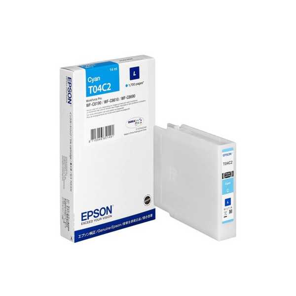 Epson T04C2 Cyan Cartouche d'encre originale