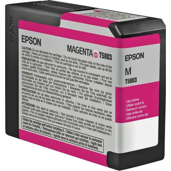 EPSON T5803 Magenta Cartouche d'encre d'origine