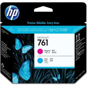 HP 761 Magenta Cyan Tête d'impression d'origine - CH646A