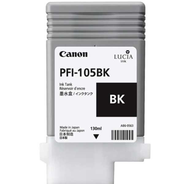 Canon PFI-105BK Noir Cartouche d'encre d'origine moins chère