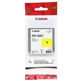 Canon LUCIA PFI-106Y Jaune Cartouche d'encre d'origine