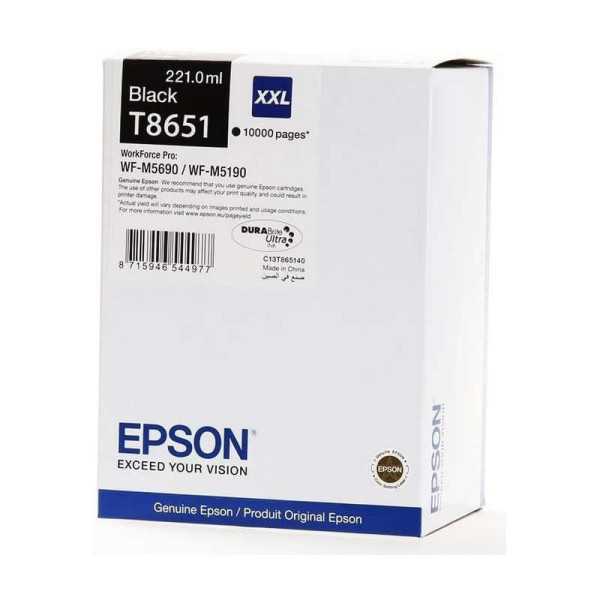 Epson T8651 XXL Noir Cartouche d'encre d'origine