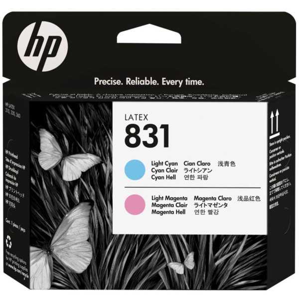 HP 831 Magenta clair/cyan clair Tête d'impression d'origine - CZ679A