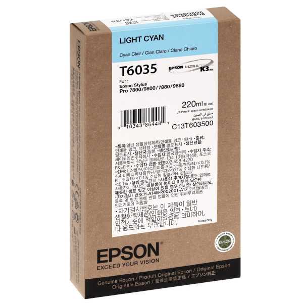 Epson T6035 Cyan clair Cartouche d'encre d'origine