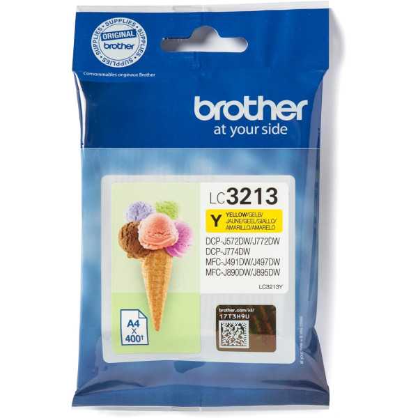 Brother LC3213Y Jaune Cartouche d'encre d'origine