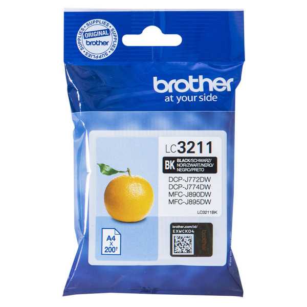 Brother LC3211BK Noir Cartouche d'encre d'origine