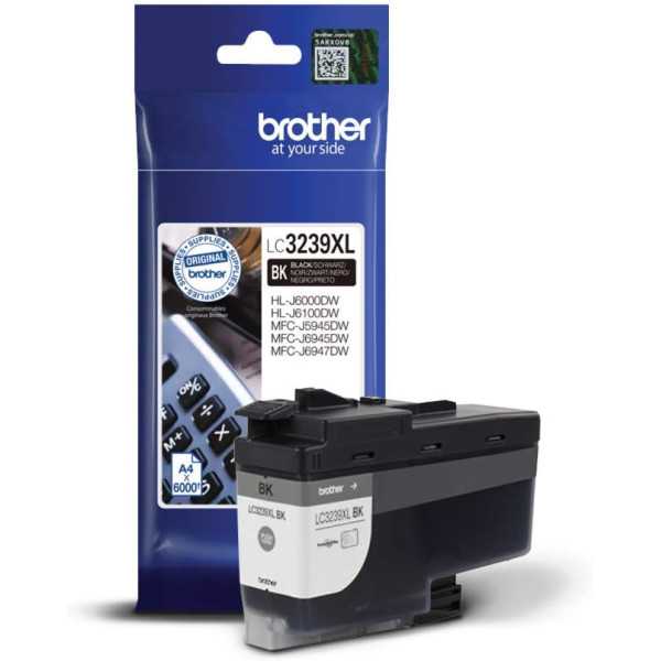 Brother LC3239XLBK Noir Cartouche d'encre d'origine
