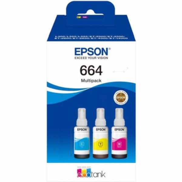 Epson 664 Couleur Pack de 3 Cartouches d'encre d'origine