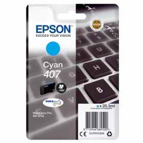 Epson 407 Cyan Clavier Cartouche authentique au meilleur prix