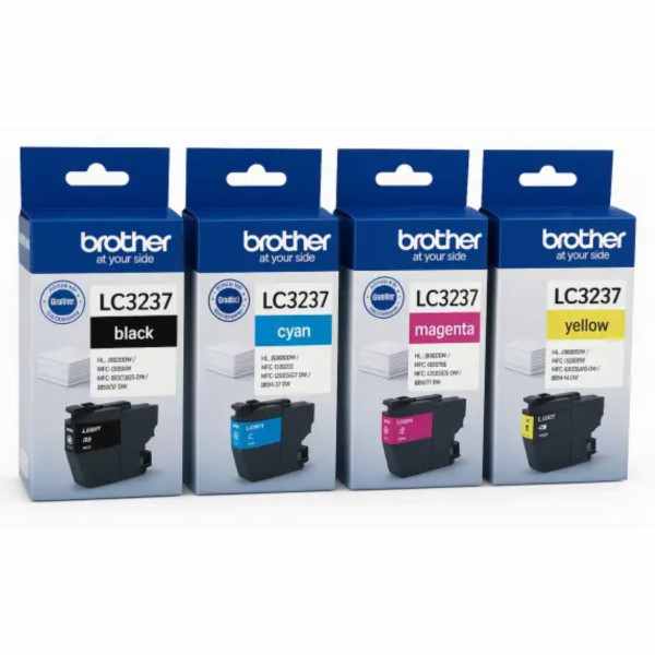 Brother LC3237 Noir couleur Pack de 4 Cartouches d'encre d'origine