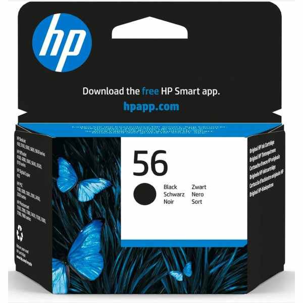 HP 56 Noir Cartouche d'encre d'origine - C6656AE