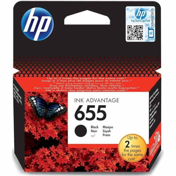 HP 655 Noir Cartouche d'encre d'origine au meilleur prix