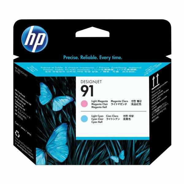 HP 91 Light cyan light magenta Tête d'impression d'origine - C9462A