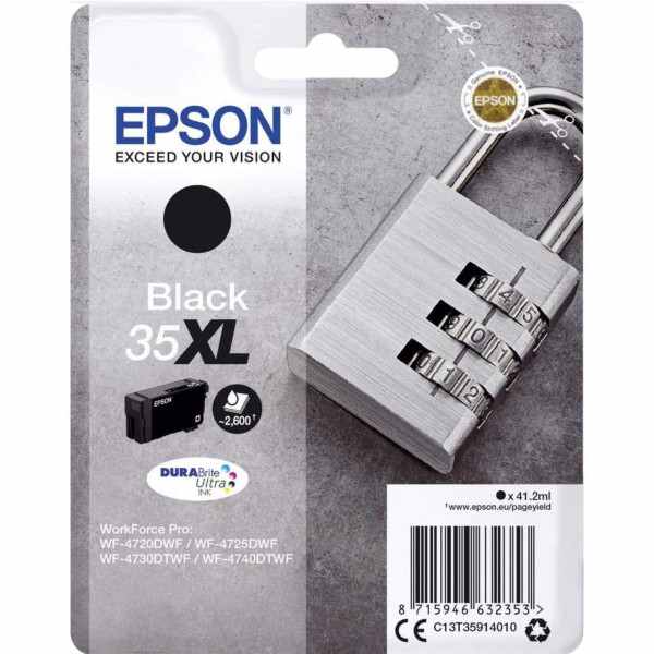 Epson 35XL Noir Cadenas Cartouche authentique au meilleur prix