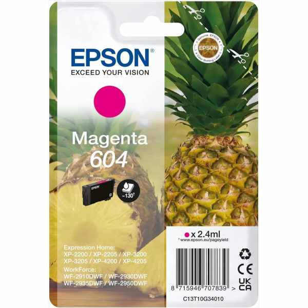Epson 604 Magenta Ananas Cartouche authentique au meilleur prix