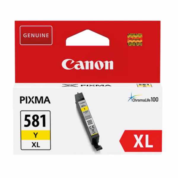 Canon CLI-581XL-Y Jaune Cartouche authentique au meilleur prix